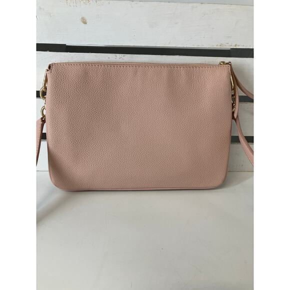 KATE SPADE SMALL LIGHT PINK PEBBLED LEATHER CROSSBODY BAG - Picture 4 of 16